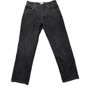 Members Property Mens 34x34 Jeans Black Straight Leg Classic Fit 5 Pocket EUC